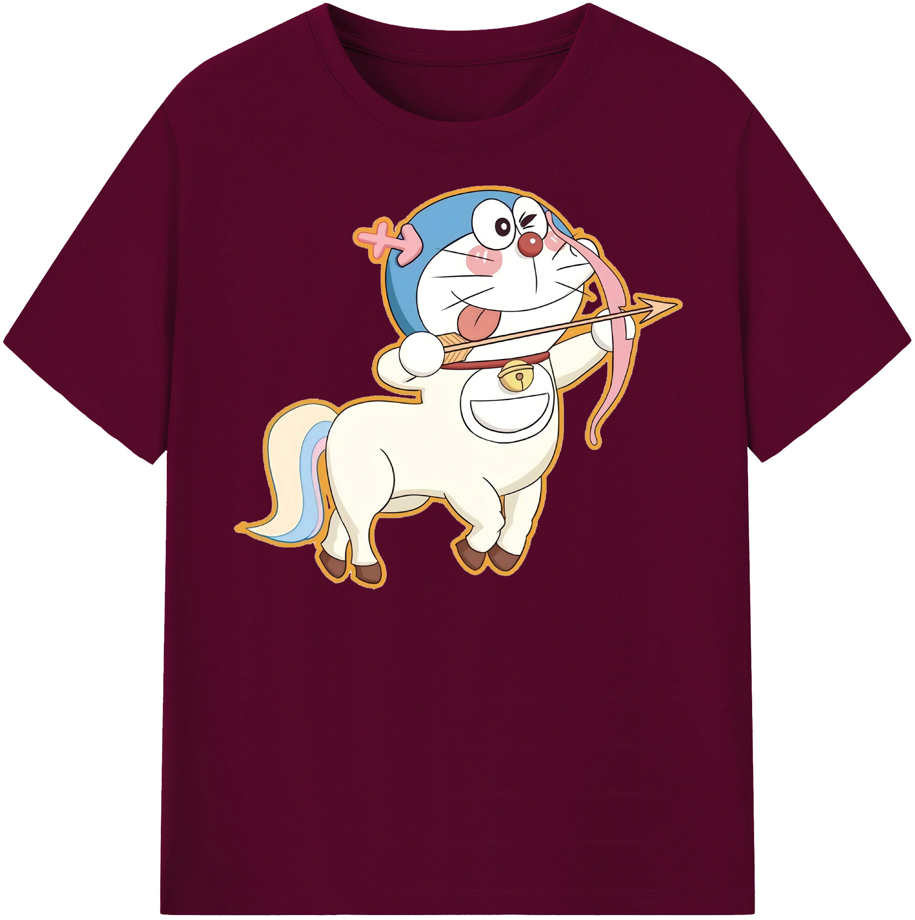 （画像用） ドラえもん Doraemon レディースカジュアルプリントTシャツ（綿100％）